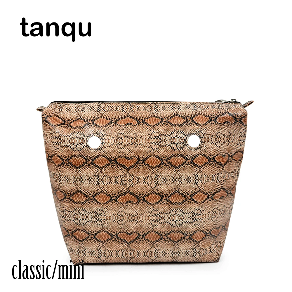 tanqu Serpentine Snake Skin Grain PU Leather Inner for Obag EVA O BAG Inner Zipper Pocket Classic Mini Lining Waterproof Insert
tanqu Serpentine Snake Skin Grain PU Leather Inner for Obag EVA O BAG Inner Zipper Pocket Classic Mini Lining Waterproof Insert