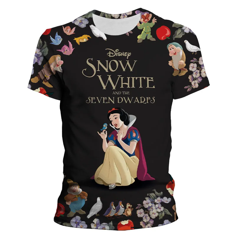 Disney Cartoon Snow White and the Seven Dwarfs T-shirt Summer Casual Oversized Men Ladies Top Short Sleeve Boy Girl Kids T-shirt
Disney Cartoon Snow White and the Seven Dwarfs T-shirt Summer Casual Oversized Men Ladies Top Short Sleeve Boy Girl Kids T-shirt