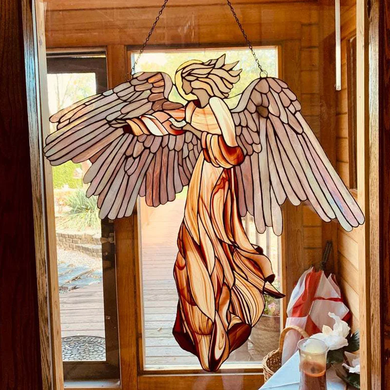 Wall Hanging Decoration Pendant Angel Wing Shape Acrylic Ornament Painted Window Wall Decorative Crafs Home Room Decor Gifts
Wall Hanging Decoration Pendant Angel Wing Shape Acrylic Ornament Painted Window Wall Decorative Crafs Home Room Decor Gifts