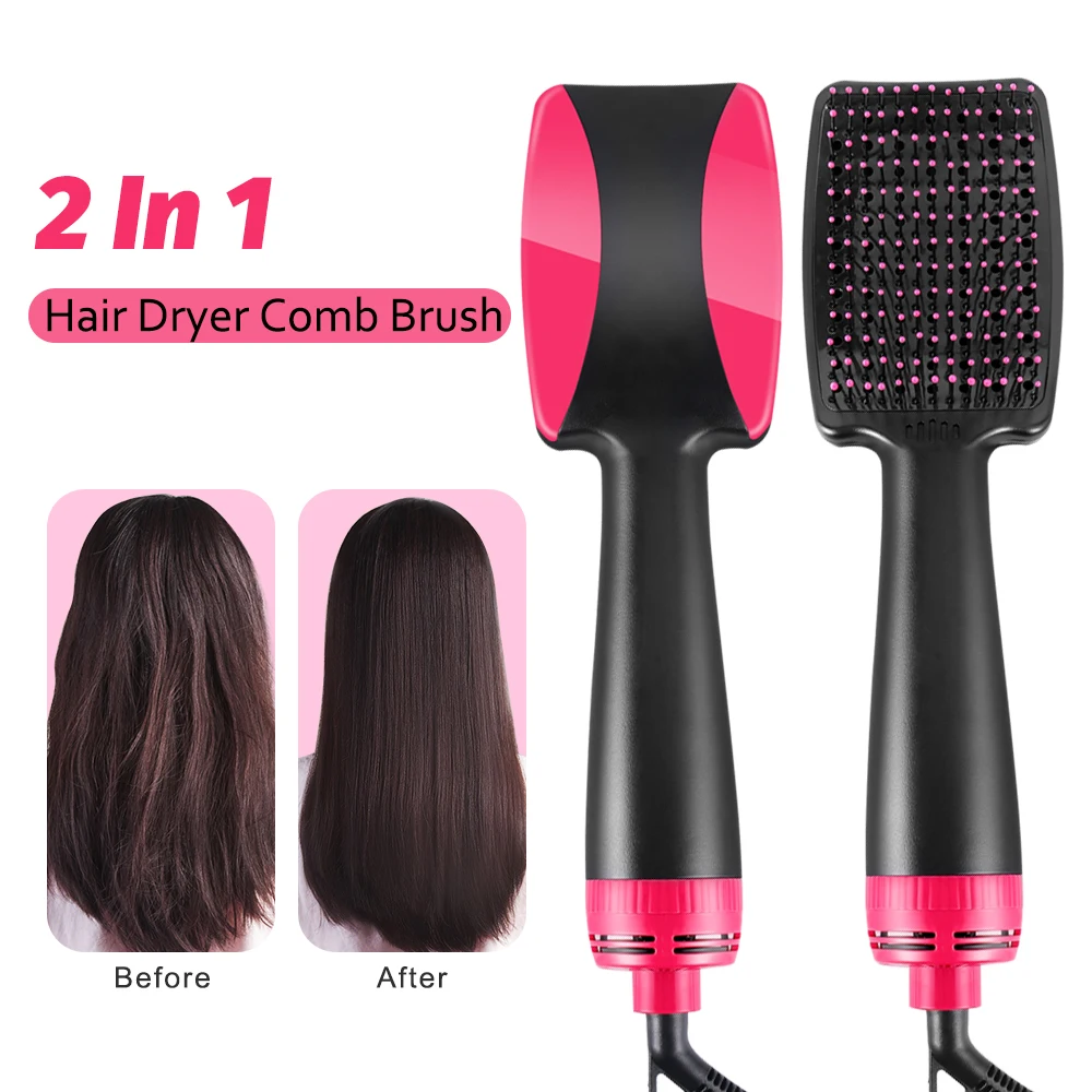 2 In 1 Electric Hair Curle Dryer Brushes Straightener Holder Hot Styling Blower Comb One Step Hair Dryer Heating Brush Blow
2 In 1 Electric Hair Curle Dryer Brushes Straightener Holder Hot Styling Blower Comb One Step Hair Dryer Heating Brush Blow