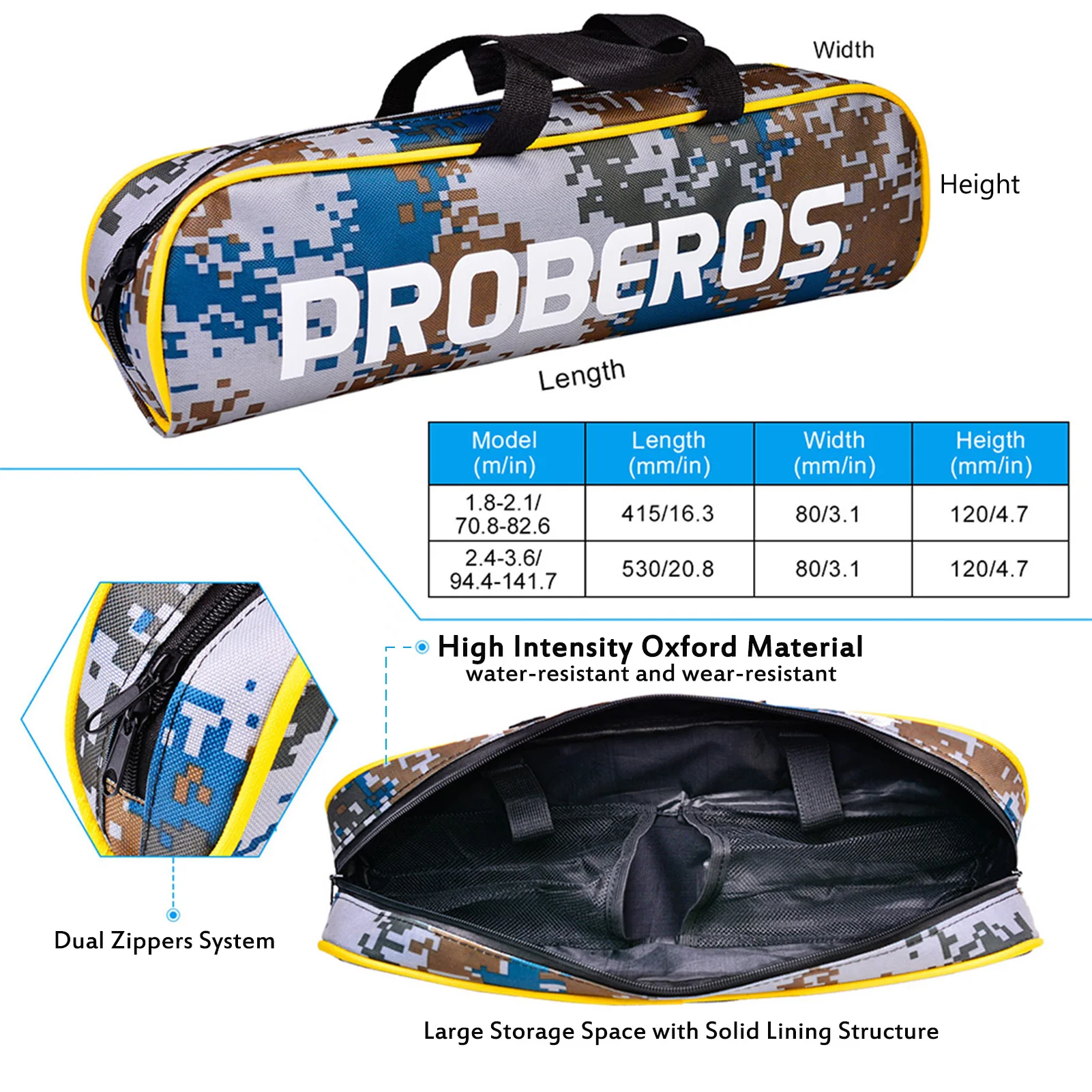 PROBEROS 1.8m-3.6m Carbon Fishing Rod Spinning Reel Combo Set Minnow Bait Hooks Saltwater Long Cast Carp Bass Pike Feeder Kits
PROBEROS 1.8m-3.6m Carbon Fishing Rod Spinning Reel Combo Set Minnow Bait Hooks Saltwater Long Cast Carp Bass Pike Feeder Kits