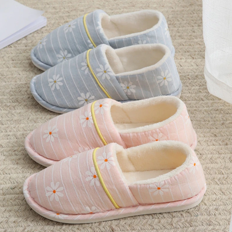 New 2021 Winter-Autumn At Home Thermal Cotton-Padded Slippers Women's Cotton Slippers Indoor Slippers With Soft Outsole Shoes
New 2021 Winter-Autumn At Home Thermal Cotton-Padded Slippers Women's Cotton Slippers Indoor Slippers With Soft Outsole Shoes