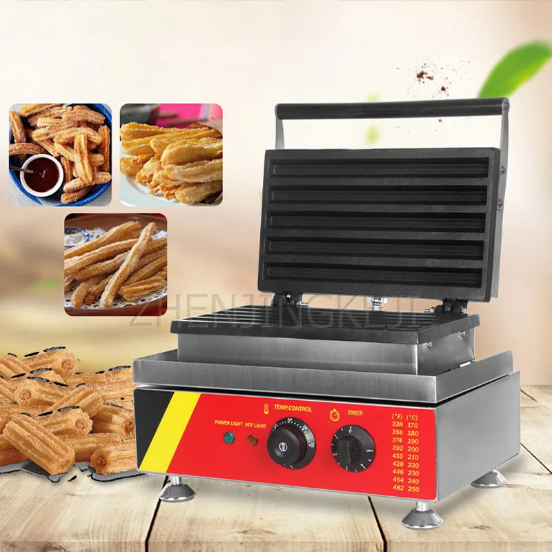 Commercial Non Stick Pan Stainless Steel 1500W Home Electric Baking Churros Maker 220V/110V Food Processing Latin Fruit Machine 
Commercial Non Stick Pan Stainless Steel 1500W Home Electric Baking Churros Maker 220V/110V Food Processing Latin Fruit Machine