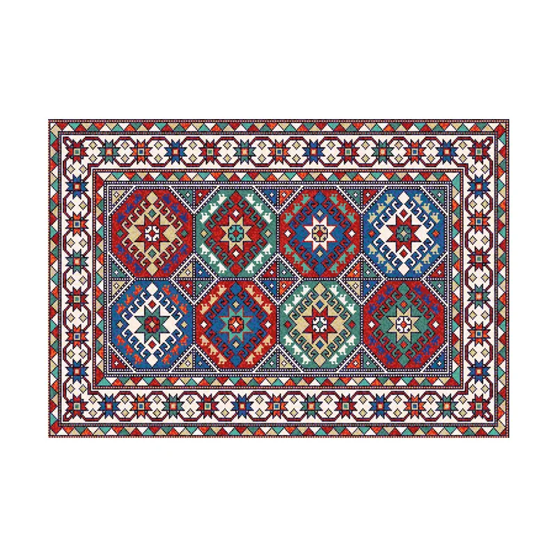 European bohemian national style carpet home living room sofa floor mat bedroom covered with bedside carpet
European bohemian national style carpet home living room sofa floor mat bedroom covered with bedside carpet