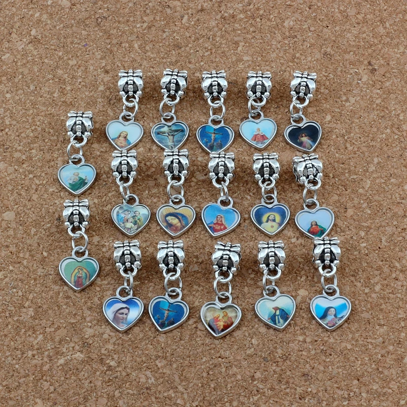 150pcs/lots Enamel Heart of Jesus Christian cross Dangle Charm Beads Fit Charm Bracelet DIY Jewelry 10x23.5mm A-529a
150pcs/lots Enamel Heart of Jesus Christian cross Dangle Charm Beads Fit Charm Bracelet DIY Jewelry 10x23.5mm A-529a