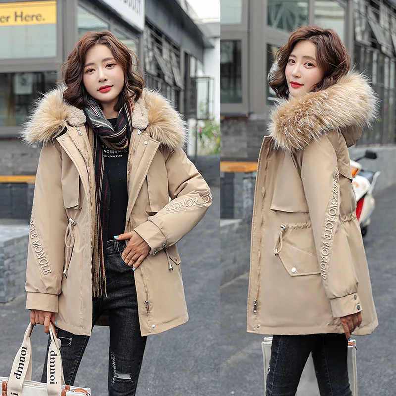 2021 Fur Winter Women Down Jacket Removable Liner Female Thick Hooded Long Parkas Oversized Snow Coat
2021 Fur Winter Women Down Jacket Removable Liner Female Thick Hooded Long Parkas Oversized Snow Coat