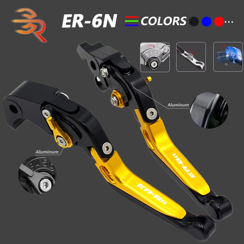 For Kawasaki ER6N ER 6N ER-6N 2006 2007 2008 Motorcycle Brake Clutch Levers CNC Aluminum Adjustable Folding Accessories
For Kawasaki ER6N ER 6N ER-6N 2006 2007 2008 Motorcycle Brake Clutch Levers CNC Aluminum Adjustable Folding Accessories