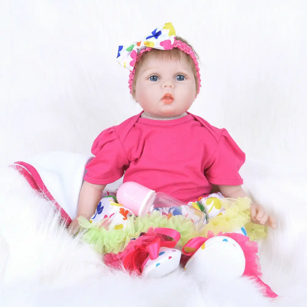 22'' Reborn Baby Doll Lifelike Silicone Vinyl Newborn Dolls Boy Birthday Gifts Toddler Boy Toys Baby Girl Toys
22'' Reborn Baby Doll Lifelike Silicone Vinyl Newborn Dolls Boy Birthday Gifts Toddler Boy Toys Baby Girl Toys
