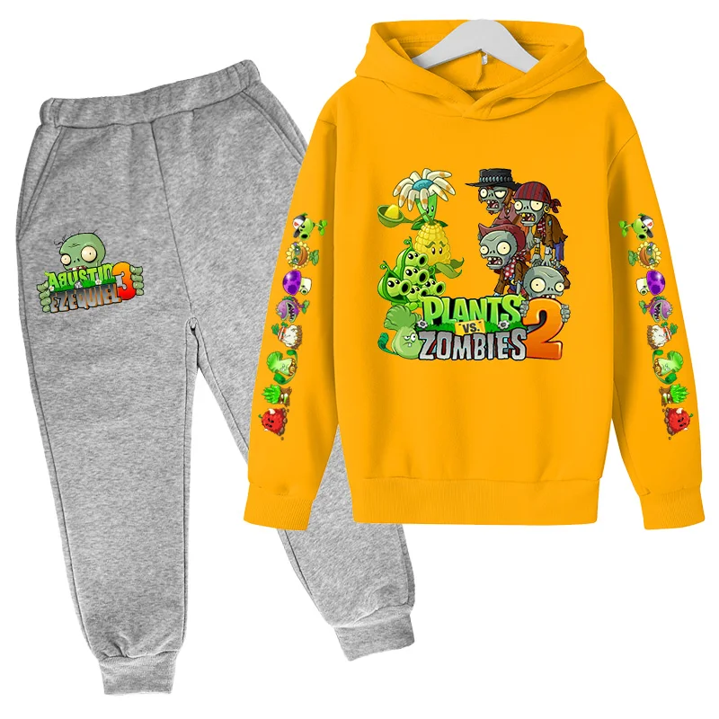 Children's clothing plant v.s. zombie boys' Hoodie clothing children's Pullover cotton clothing girls' Sweatshirt + sweatpants l
Children's clothing plant v.s. zombie boys' Hoodie clothing children's Pullover cotton clothing girls' Sweatshirt + sweatpants l