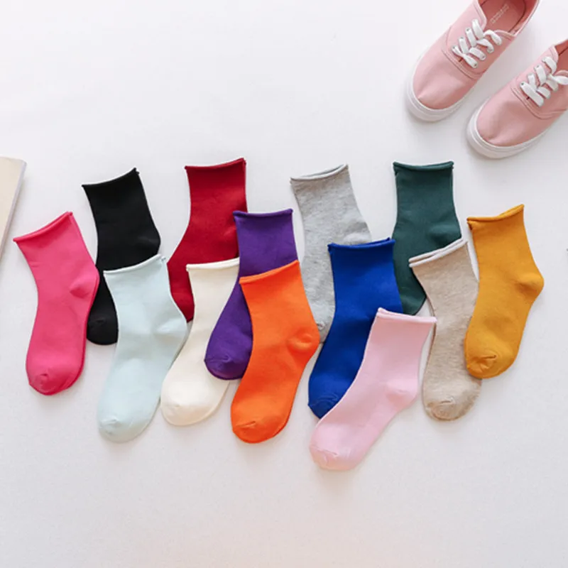 Clearance Sale 5 Pairs/Lot Candy Color Women's Socks Casual Solid Black White Short Sock Japanese Style Harajuku Streetwear Sock 
Clearance Sale 5 Pairs/Lot Candy Color Women's Socks Casual Solid Black White Short Sock Japanese Style Harajuku Streetwear Sock