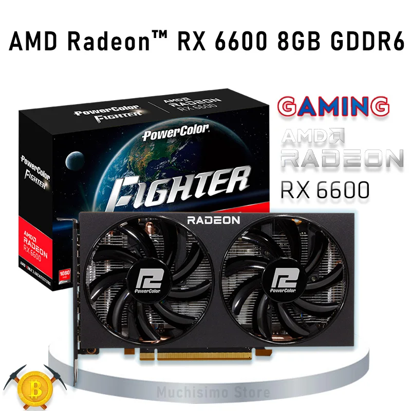 GDDR6 мощный цветной истребитель AMD Radeon RX 6600 8 Гб GDDR6 графика 14000 МГц 4,0 бит PCI-E 8pin RX6600 видеокарта карта для майнинга Новинка
GDDR6 мощный цветной истребитель AMD Radeon RX 6600 8 Гб GDDR6 графика 14000 МГц 4,0 бит PCI-E 8pin RX6600 видеокарта карта для майнинга Новинка