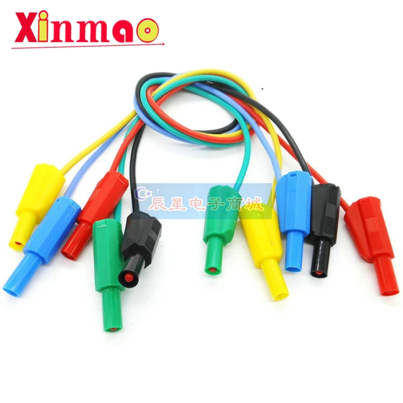 1m two ends 4mm fully enclosed safety banana plug wire DCC power test line short circuit test line
1m two ends 4mm fully enclosed safety banana plug wire DCC power test line short circuit test line