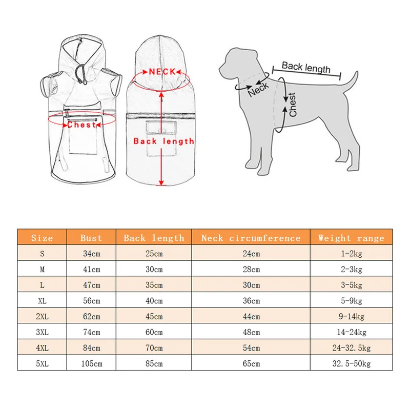 PU Leather Raincoat for Dog Waterproof Coat Jacket with Hat Reflective Raincoats Clothes for Small Medium Large Dogs Product
PU Leather Raincoat for Dog Waterproof Coat Jacket with Hat Reflective Raincoats Clothes for Small Medium Large Dogs Product