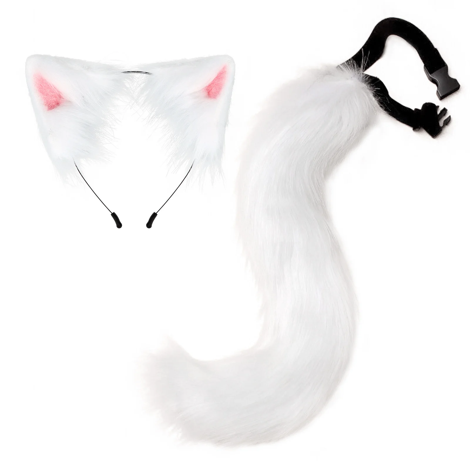 Halloween Party Imitation Fox Tail Hair Band Plush Lolita Cute Anime Party Maid Cosplay Costume Adjustable Ears
Halloween Party Imitation Fox Tail Hair Band Plush Lolita Cute Anime Party Maid Cosplay Costume Adjustable Ears