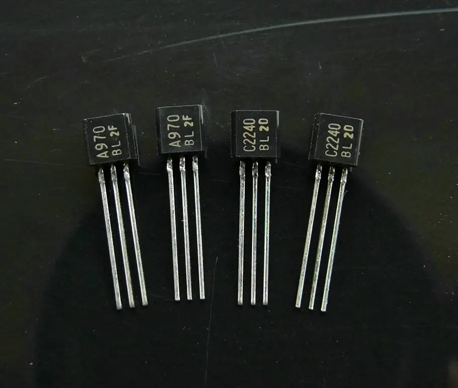 10pair TOSHIBA 2SA970-BL 2SC2240-BL TO-92 Transistor A970 C2240 BL Audio Power Amplifier A970-BL C2240-BL Laser word Taping 
10pair TOSHIBA 2SA970-BL 2SC2240-BL TO-92 Transistor A970 C2240 BL Audio Power Amplifier A970-BL C2240-BL Laser word Taping