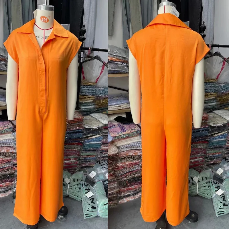 NEW Spring Autumn ZA Women Fashion long jacquard jumpsuit Vintage v-neck Sleeveless hidden snap-button wide-leg Casual jumpsuit
NEW Spring Autumn ZA Women Fashion long jacquard jumpsuit Vintage v-neck Sleeveless hidden snap-button wide-leg Casual jumpsuit