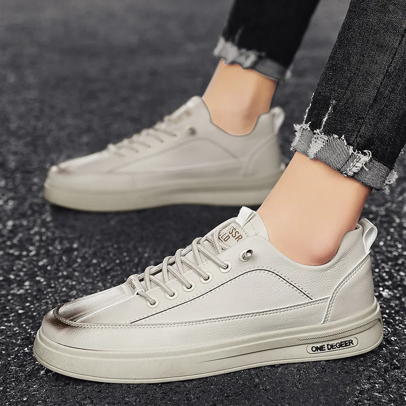 Мужские туфли из ПУ кожи, повседневная Водонепроницаемая нескользящая обувь, плоская подошва, для весны и осени
Мужские туфли из ПУ кожи, повседневная Водонепроницаемая нескользящая обувь, плоская подошва, для весны и осени