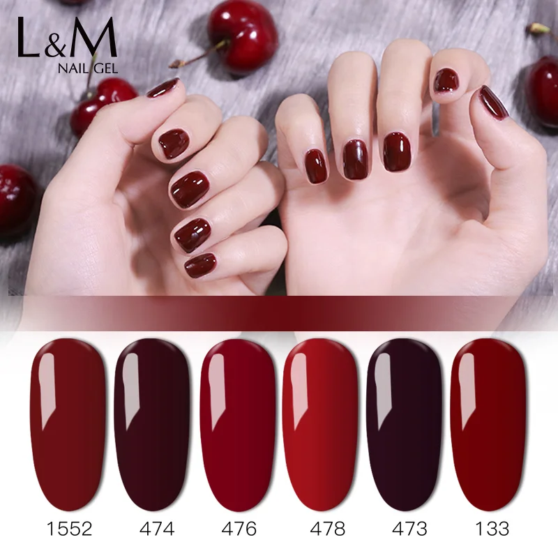 1 Bottle Red Color Gel Polish Dark Red Wine UV LED Gel Varnish Esmalte Semi-permanente Nail Gel Supplies
1 Bottle Red Color Gel Polish Dark Red Wine UV LED Gel Varnish Esmalte Semi-permanente Nail Gel Supplies