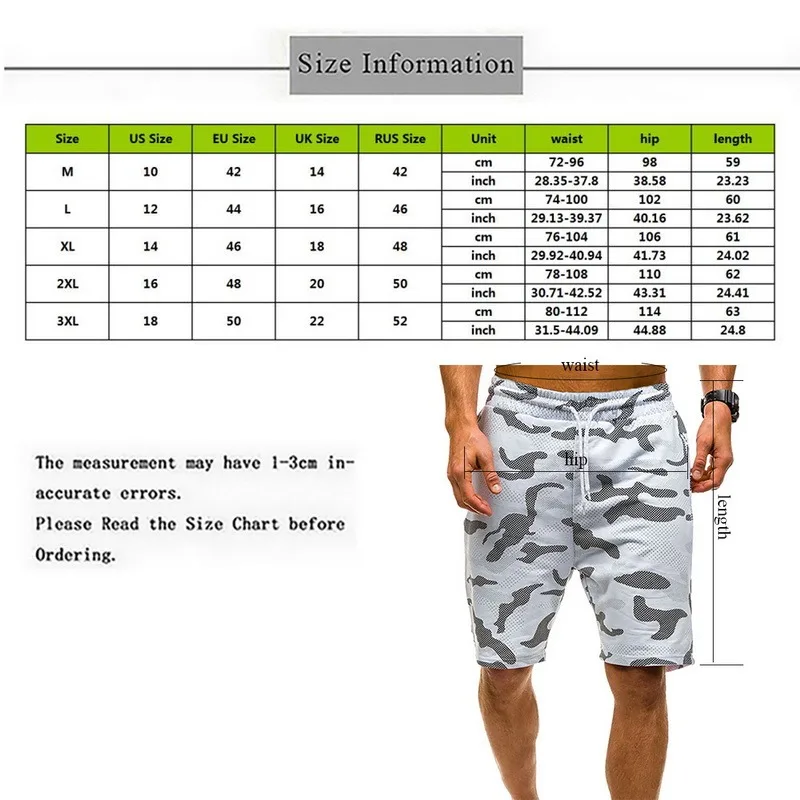 2021 Summer New Men's Fashion Camouflage Print Casual Shorts Gym Running Pants Men Loose Elastic Waist Sweatpants
2021 Summer New Men's Fashion Camouflage Print Casual Shorts Gym Running Pants Men Loose Elastic Waist Sweatpants