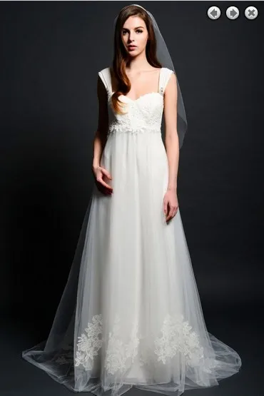 free shipping new fashion 2018 brides vestidos formal gowns plus size white long lace crystal bridal gown bridesmaid dresses | Свадьбы и