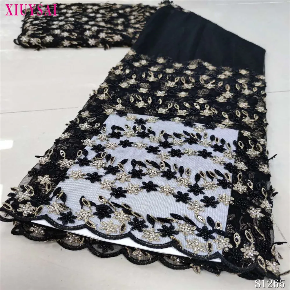 Browm Color Lace Fabric Handmade Different Sizes Beads With Sequins Long Tassels Top-end Luxury Style French Tulle Fabrics S1259
Browm Color Lace Fabric Handmade Different Sizes Beads With Sequins Long Tassels Top-end Luxury Style French Tulle Fabrics S1259