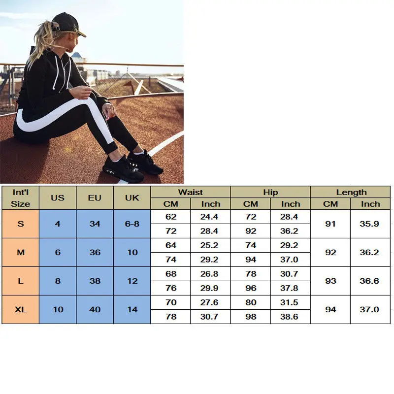 Women Leggings Sports Fitness Joggers Streetwear Patchwork High Waist Long Pants Striped Stretch Trousers
Women Leggings Sports Fitness Joggers Streetwear Patchwork High Waist Long Pants Striped Stretch Trousers