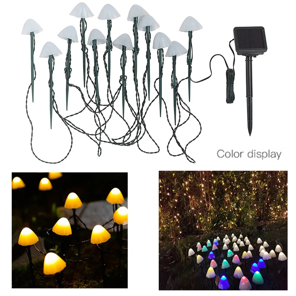 LED Solar String Light Garden Decoration Mushroom Lights Waterproof Garland Patio Decor Outdoor Solar Lights Fairy Light 
LED Solar String Light Garden Decoration Mushroom Lights Waterproof Garland Patio Decor Outdoor Solar Lights Fairy Light