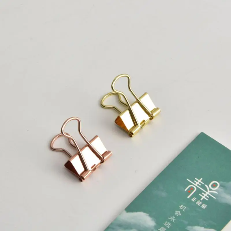 16pcs 19mm Mini Metal Binder Clip Paper Pile Photo Message Ticket Notes Clips Korean Office School Supplies Binder Clips
16pcs 19mm Mini Metal Binder Clip Paper Pile Photo Message Ticket Notes Clips Korean Office School Supplies Binder Clips