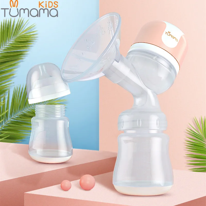 

Tumama Large Suction Electric Breast Pump USB Breast Feeding Advanced Automatic Massage Breast Pumps Baby Milk Bottles BPA Free