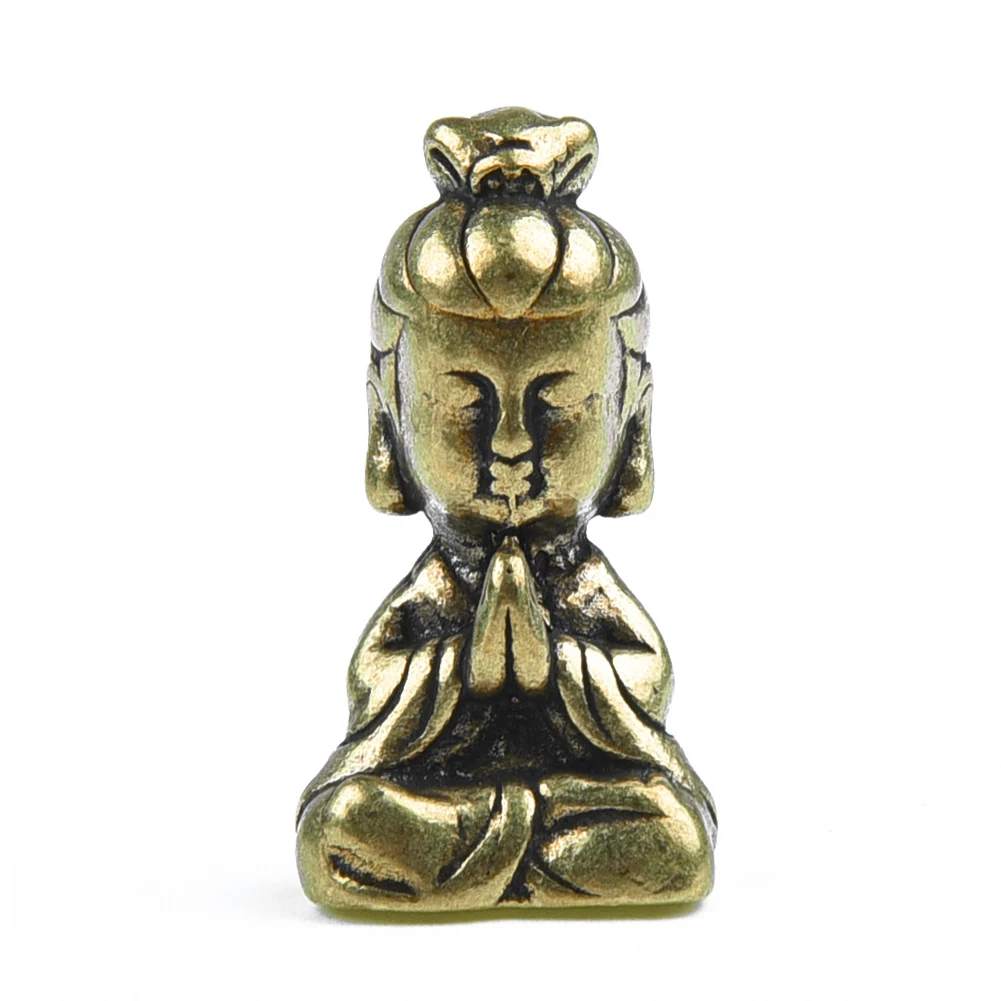 Solid Guanyin Copper Buddha Statue Religious Sculptures Living Room Desktop Decor Small CarOrnament Home Decor Accessories
Solid Guanyin Copper Buddha Statue Religious Sculptures Living Room Desktop Decor Small CarOrnament Home Decor Accessories