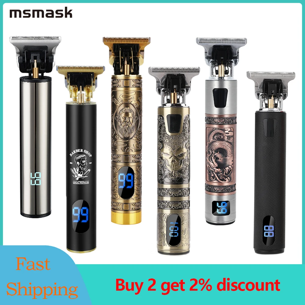 Машинка для стрижки волос с ЖК-дисплеем, мужской триммер для бороды, перезаряжаемый от USB, инструменты для укладки 
Машинка для стрижки волос с ЖК-дисплеем, мужской триммер для бороды, перезаряжаемый от USB, инструменты для укладки