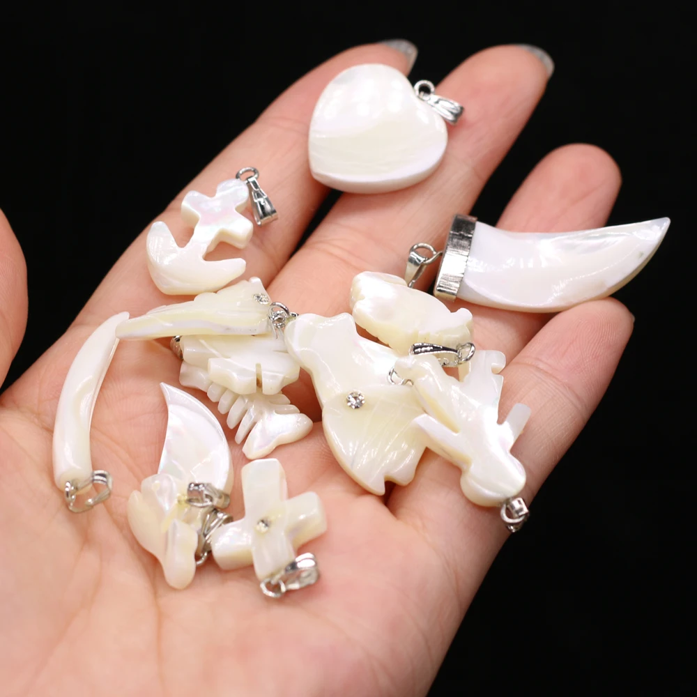 5pcs New Natural Shell Charms Pendants for Earring Necklace Jewelry Making Women Girls Accessories Party Gifts
5pcs New Natural Shell Charms Pendants for Earring Necklace Jewelry Making Women Girls Accessories Party Gifts
