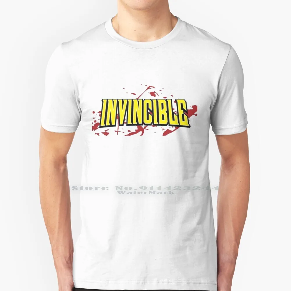 Invincible Bloody Logo High Quality T Shirt 100% Pure Cotton Invincible Series Mark Grayson Viltrumites Superpower Omni Man
Invincible Bloody Logo High Quality T Shirt 100% Pure Cotton Invincible Series Mark Grayson Viltrumites Superpower Omni Man