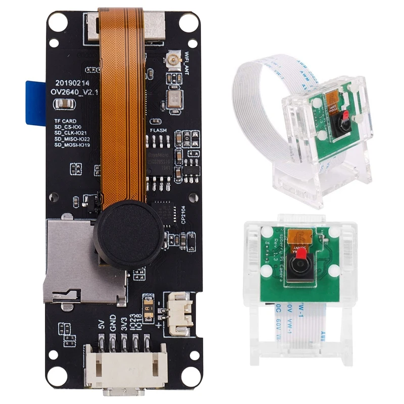 Камера T-Camera Plus Esp32-Dowdq6 8Mb Spram Camera Module и 1 Set 5MP Camera Module веб-камера прозрачный держатель
Камера T-Camera Plus Esp32-Dowdq6 8Mb Spram Camera Module и 1 Set 5MP Camera Module веб-камера прозрачный держатель