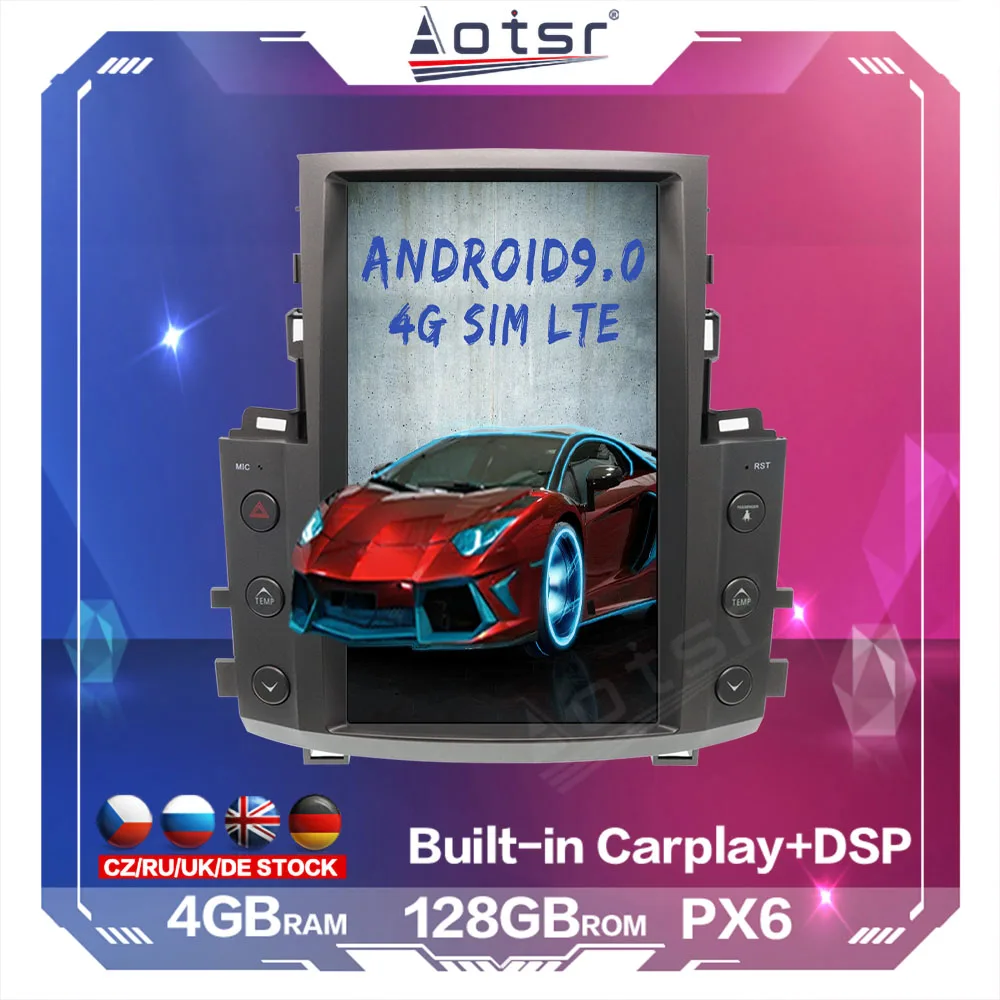 Автомобильный мультимедийный плеер, 13 дюймов, 128 ГБ, экран Tesla, Android, радио для Lexus LX570 2007-2015, GPS-навигация, стерео DSP, Carplay, 4G, SIM
Автомобильный мультимедийный плеер, 13 дюймов, 128 ГБ, экран Tesla, Android, радио для Lexus LX570 2007-2015, GPS-навигация, стерео DSP, Carplay, 4G, SIM
