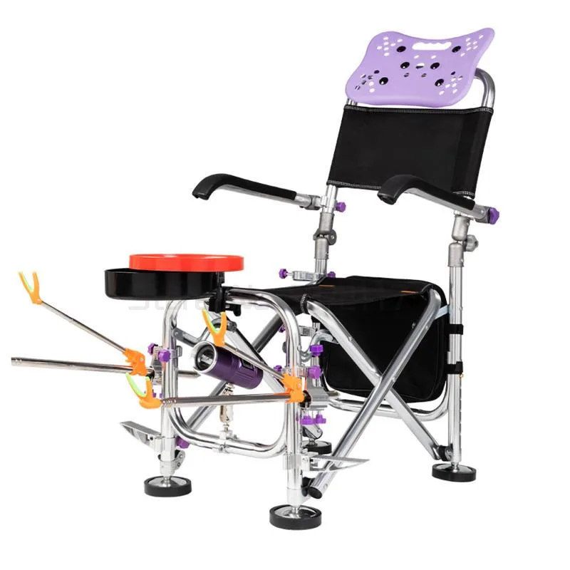Aluminum alloy multifunctional fishing chair wild fishing chair fishing chair all terrain folding portable platformfishing chair
Aluminum alloy multifunctional fishing chair wild fishing chair fishing chair all terrain folding portable platformfishing chair