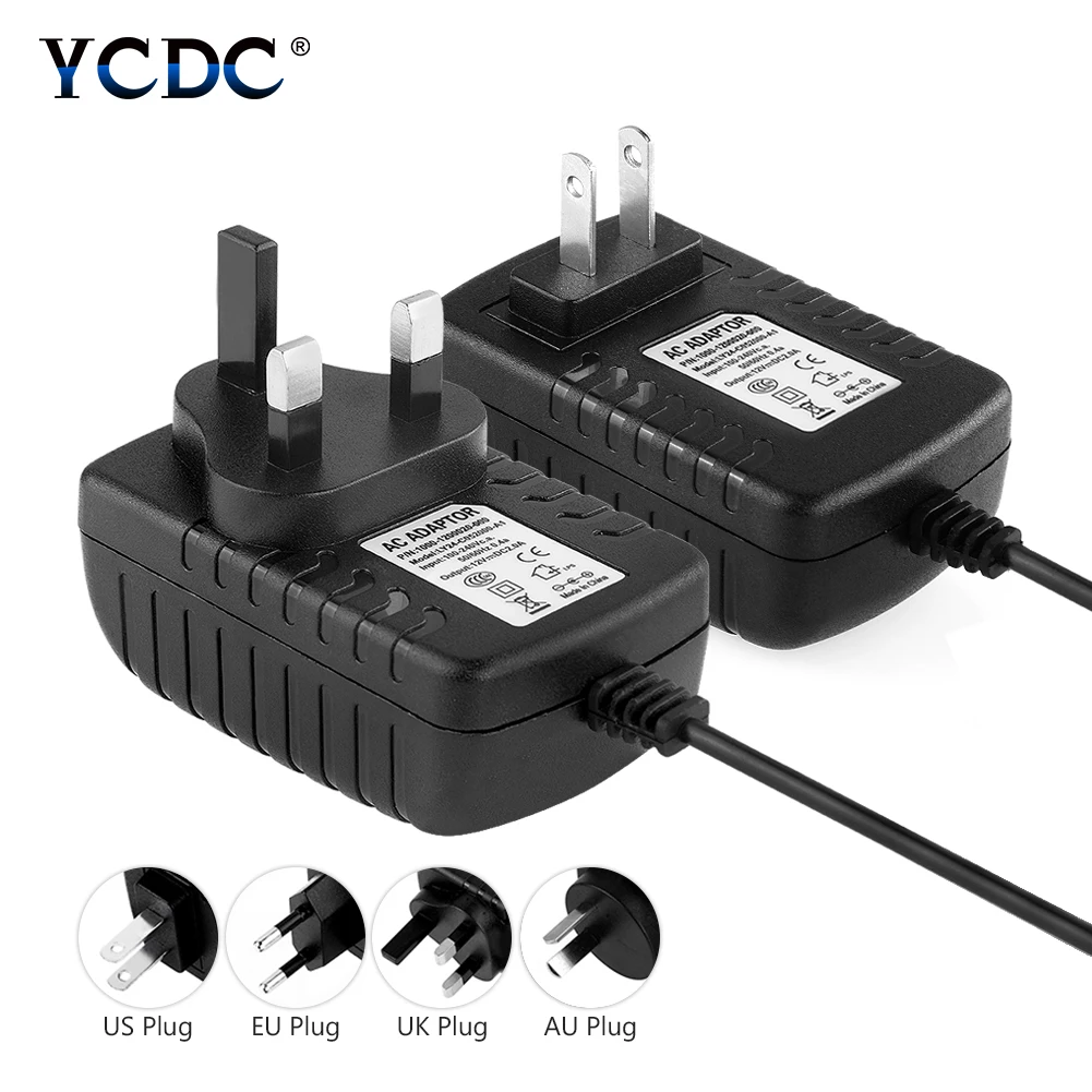 EU US Plug Power Adapter Supply Transformer Lighting Switching Charger LED Strip Light CCTV DC 12V 2A Converter Driver Universal
EU US Plug Power Adapter Supply Transformer Lighting Switching Charger LED Strip Light CCTV DC 12V 2A Converter Driver Universal