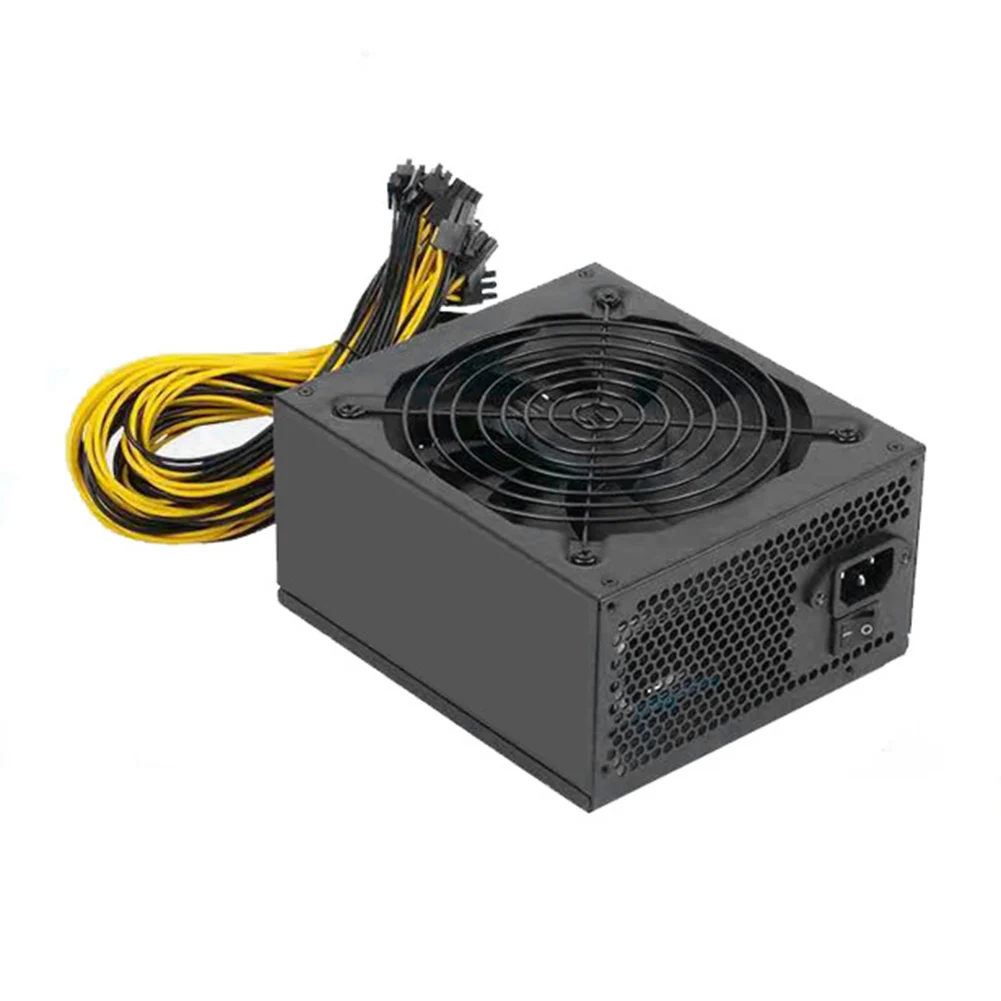 2000W ATX 12V 2.31 Silent Mining Power Supply Support 10x 6 Pin Graphics Power Supply Support Cards Miner Power
2000W ATX 12V 2.31 Silent Mining Power Supply Support 10x 6 Pin Graphics Power Supply Support Cards Miner Power