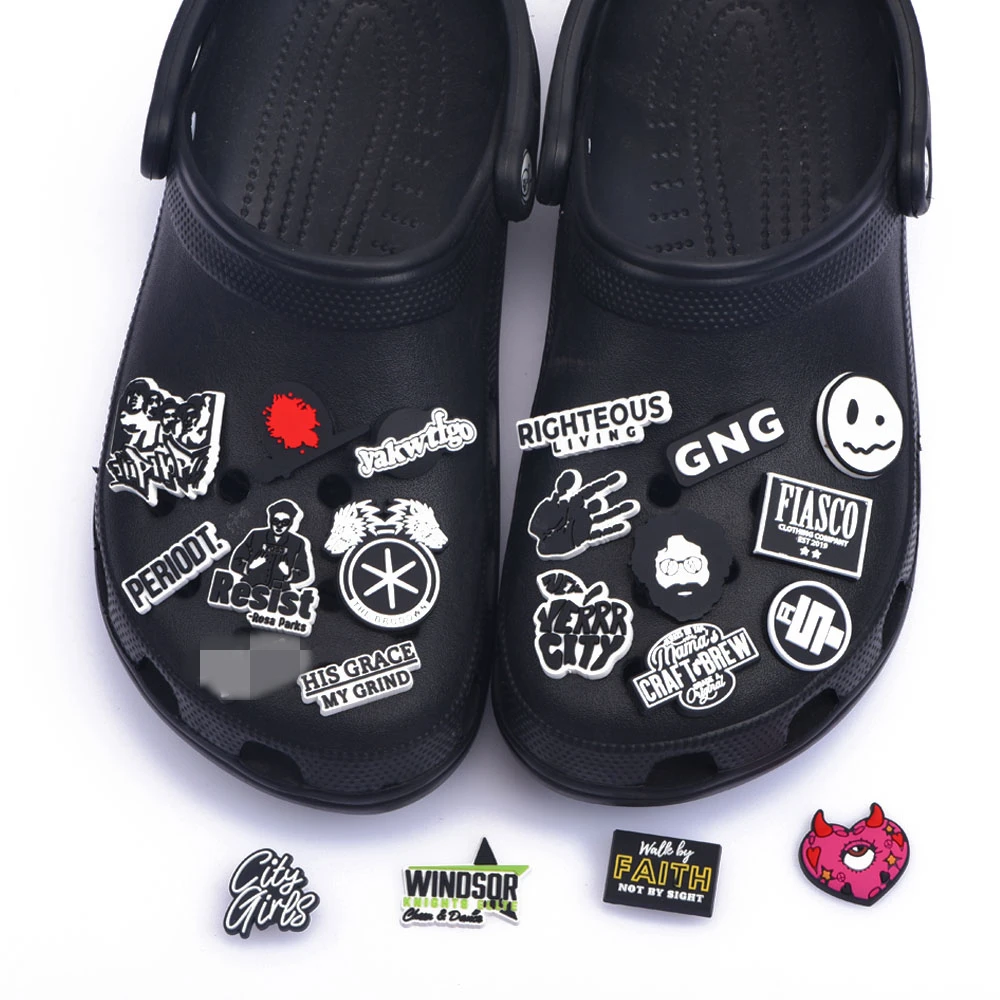 Hot Sale Croc Shoes Charms Goth Cool Boy Shoe Decoration PERIODT Righteous Bracelets Accessories Coffee Shade Slays Adult Gift
Hot Sale Croc Shoes Charms Goth Cool Boy Shoe Decoration PERIODT Righteous Bracelets Accessories Coffee Shade Slays Adult Gift