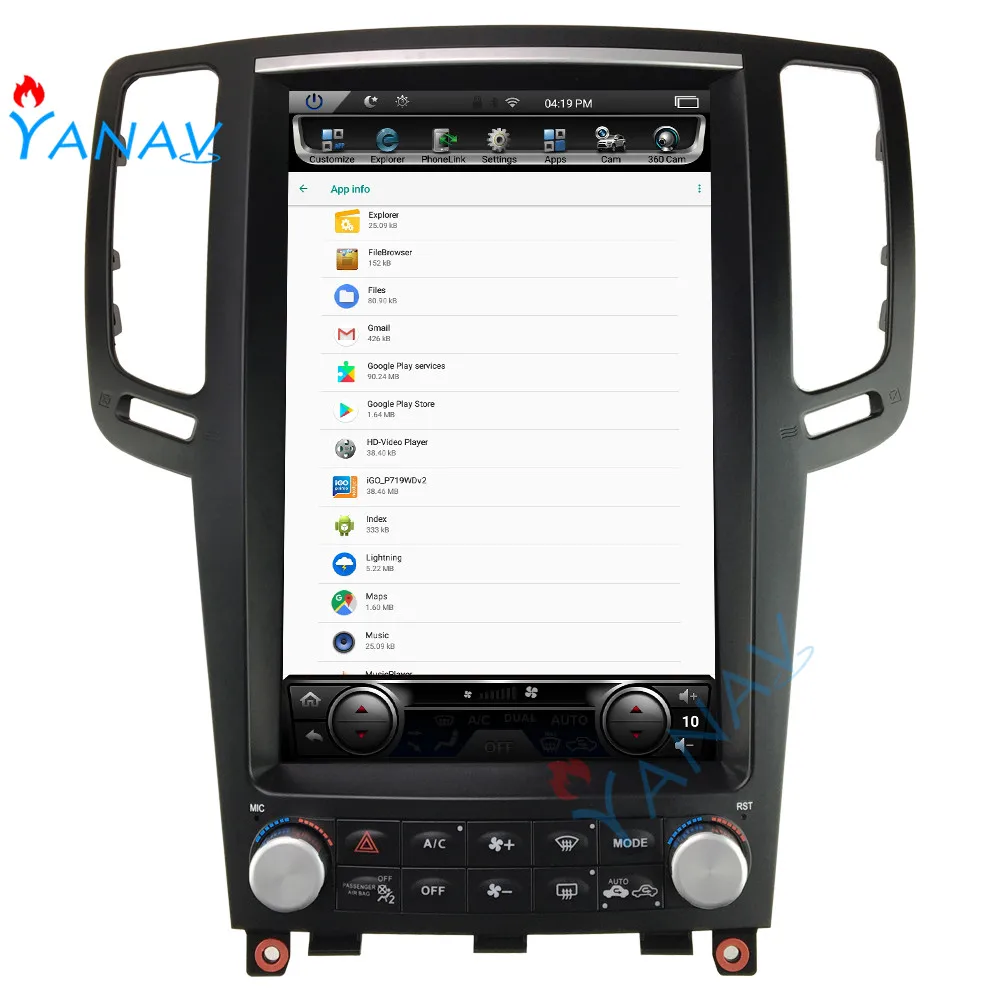 Car Radio Multimedia Player For Infiniti G25/G35/G37 2007-2013 Touch vertical Screen Auto audio Android Car Stereo Autoradio 
Car Radio Multimedia Player For Infiniti G25/G35/G37 2007-2013 Touch vertical Screen Auto audio Android Car Stereo Autoradio