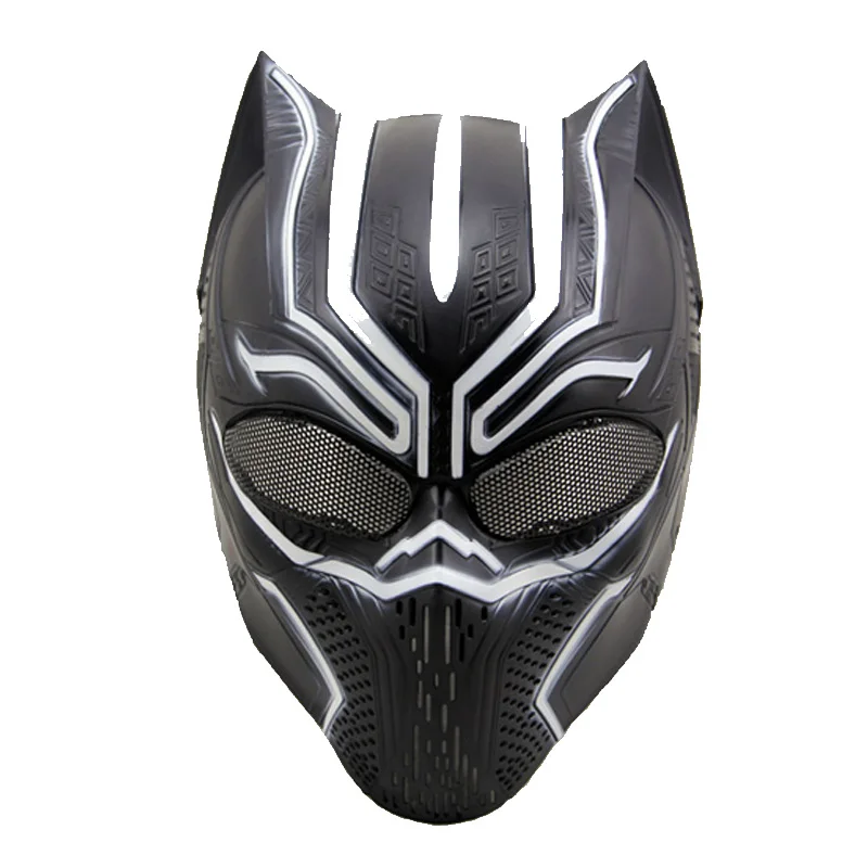 Black Panther Masks Airsoft Paintball Tactical Full Face Mask Military CS Wargame Hunting Cosplay Costume Halloween Party Masks
Black Panther Masks Airsoft Paintball Tactical Full Face Mask Military CS Wargame Hunting Cosplay Costume Halloween Party Masks