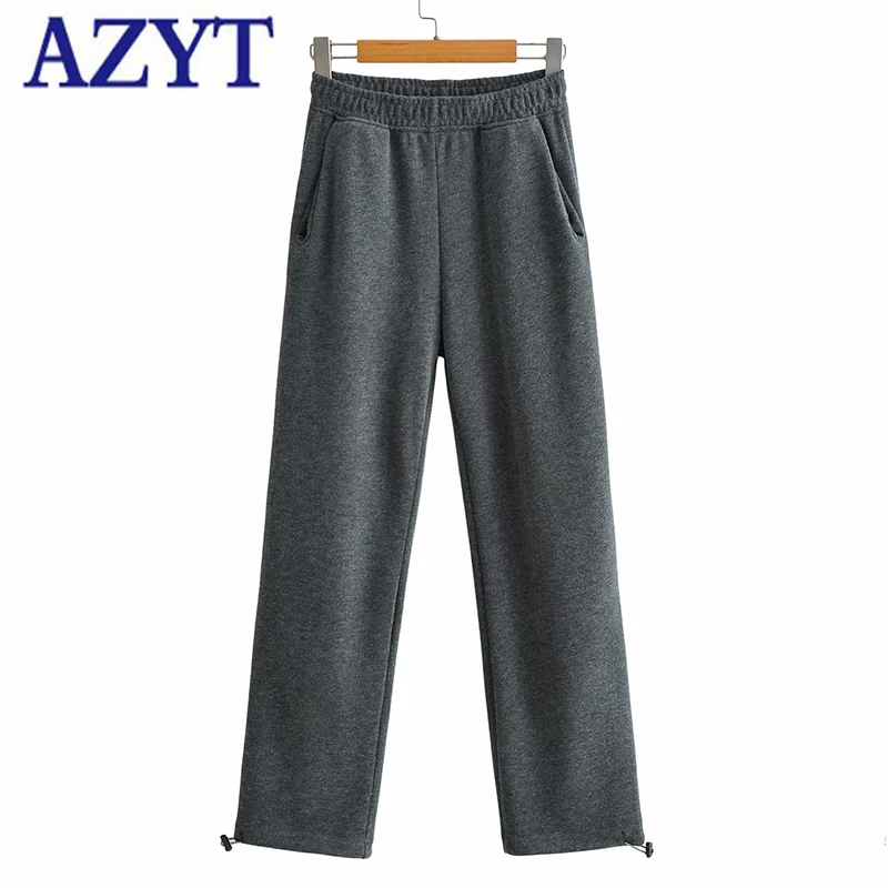 AZYT Korean Loose Straight Trousers Pants Women 2021 Autumn New Solid Drawstring Sweatpants Female Streetwear Casual Joggers
AZYT Korean Loose Straight Trousers Pants Women 2021 Autumn New Solid Drawstring Sweatpants Female Streetwear Casual Joggers