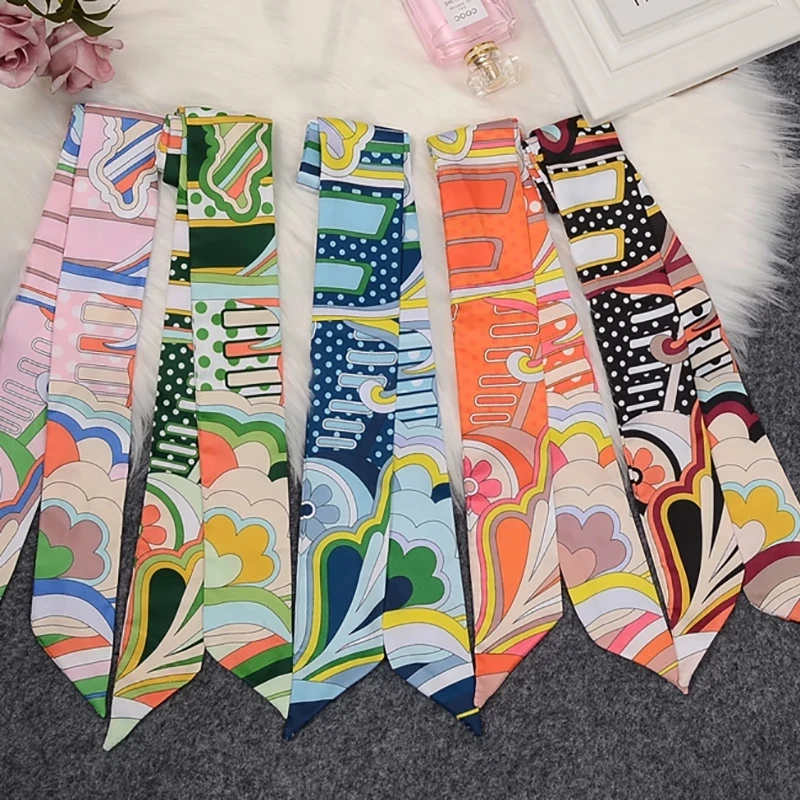 Feather Print Women's Bandana Silk Scarf Brand Scarf Bag Ribbons Fashion Head Scarf Small Long Scarves Headband handbag scarf
Feather Print Women's Bandana Silk Scarf Brand Scarf Bag Ribbons Fashion Head Scarf Small Long Scarves Headband handbag scarf