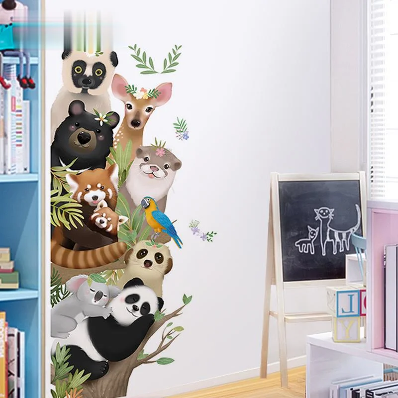 Cute Animals Wall Stickers Door Sticker Corner Decoration Self-adhesive Home Decor Kids Room Decoration Baby Bedroom Decor
Cute Animals Wall Stickers Door Sticker Corner Decoration Self-adhesive Home Decor Kids Room Decoration Baby Bedroom Decor
