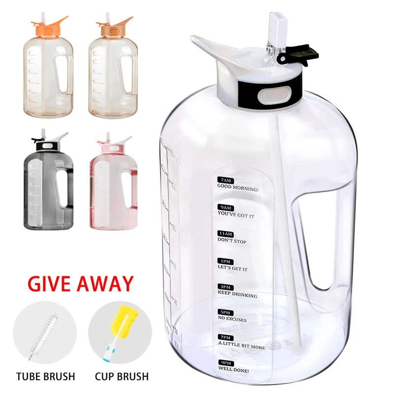 2.5L 85 Oz Straw Gallon Water Bottle with Straw Motivational & Time Marker GYM Drinking Jug BPA Free Sports Outdoor Herbalife
2.5L 85 Oz Straw Gallon Water Bottle with Straw Motivational & Time Marker GYM Drinking Jug BPA Free Sports Outdoor Herbalife