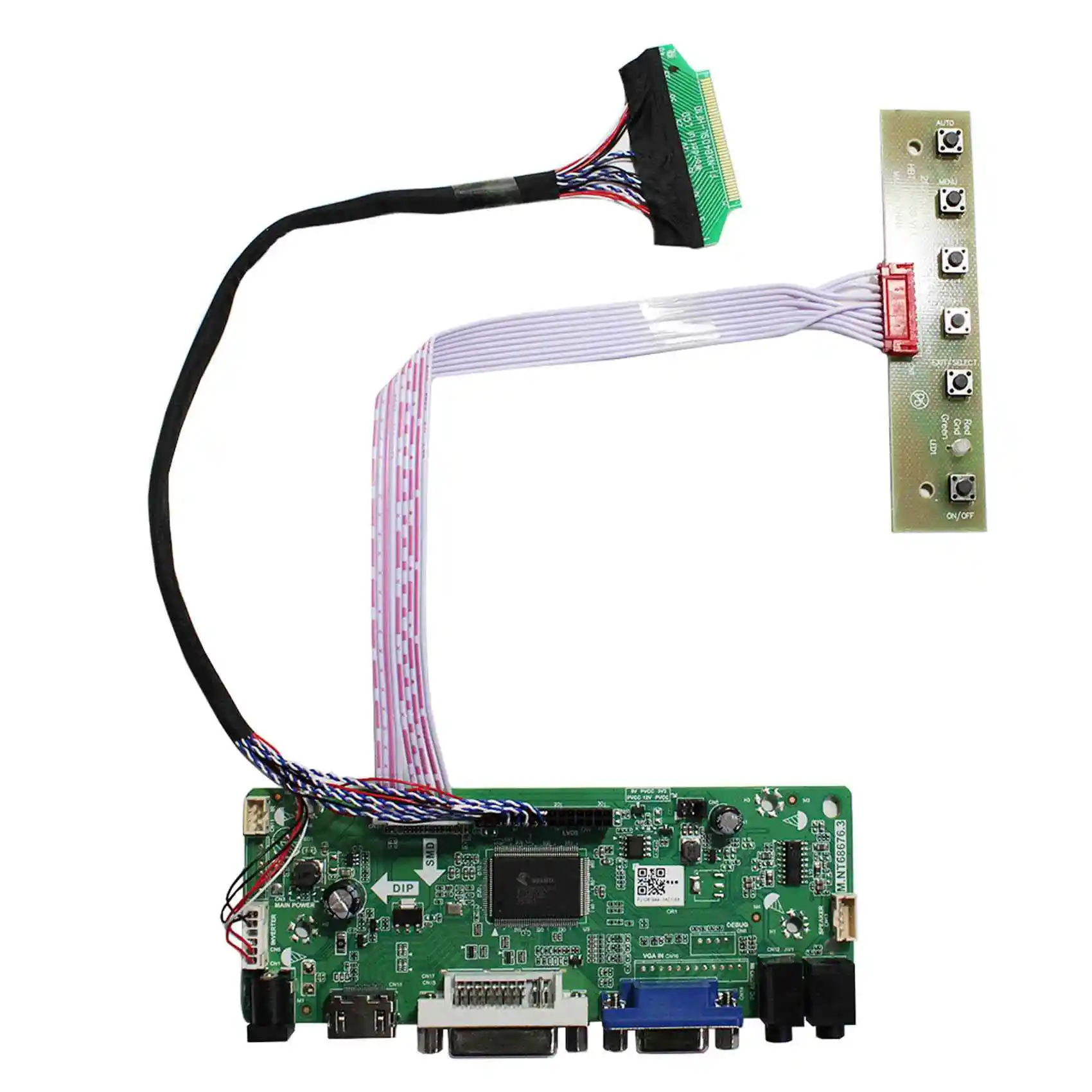 HD-MI DVI VGA Аудио ЖК-плата работает для интерфейса LVDS ЖК-экран совместим с 12,1 дюймовым 1280X800 LTN121AT09
HD-MI DVI VGA Аудио ЖК-плата работает для интерфейса LVDS ЖК-экран совместим с 12,1 дюймовым 1280X800 LTN121AT09