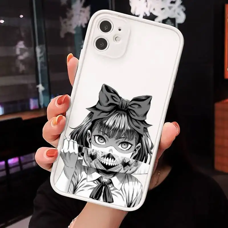 Junji Ito Tees Horror Anime Phone Case matte transparent For iphone 7 8 11 12 plus mini x xs xr pro max cover
Junji Ito Tees Horror Anime Phone Case matte transparent For iphone 7 8 11 12 plus mini x xs xr pro max cover