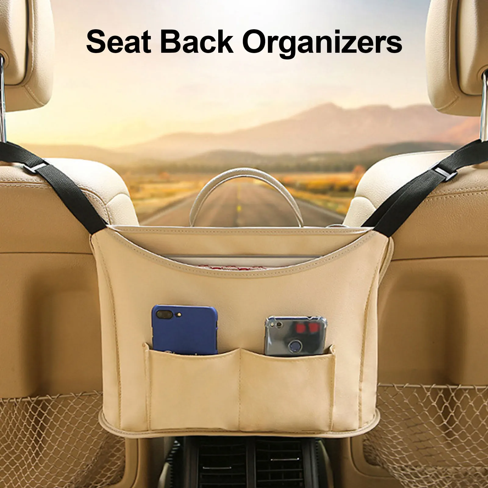 Car Seat Storage Organizer Bag Leather Multifunction Car Seat Gap Storage Mesh Pocket Auto Back Storage Bag Car Accessories 
Car Seat Storage Organizer Bag Leather Multifunction Car Seat Gap Storage Mesh Pocket Auto Back Storage Bag Car Accessories