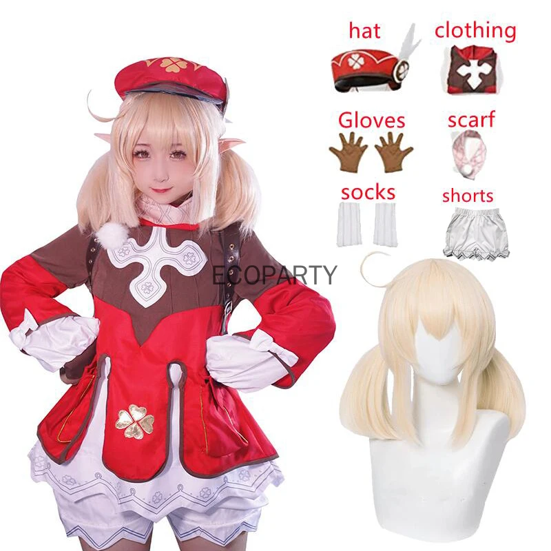 deguisement Anime Genshin Impact Klee Cosplay Costume Loli Red Dress Shorts Wig Halloween Party Cosutme Carnival Backpack
deguisement Anime Genshin Impact Klee Cosplay Costume Loli Red Dress Shorts Wig Halloween Party Cosutme Carnival Backpack