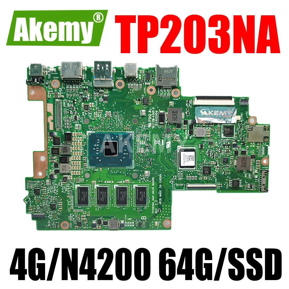 ERILLES 90NB0EQ0-R00050 материнская плата для ASUS TP203NA TP203NAH TP203NAS Laotop материнская плата W / 4G / N4200 64G / SSD
ERILLES 90NB0EQ0-R00050 материнская плата для ASUS TP203NA TP203NAH TP203NAS Laotop материнская плата W / 4G / N4200 64G / SSD